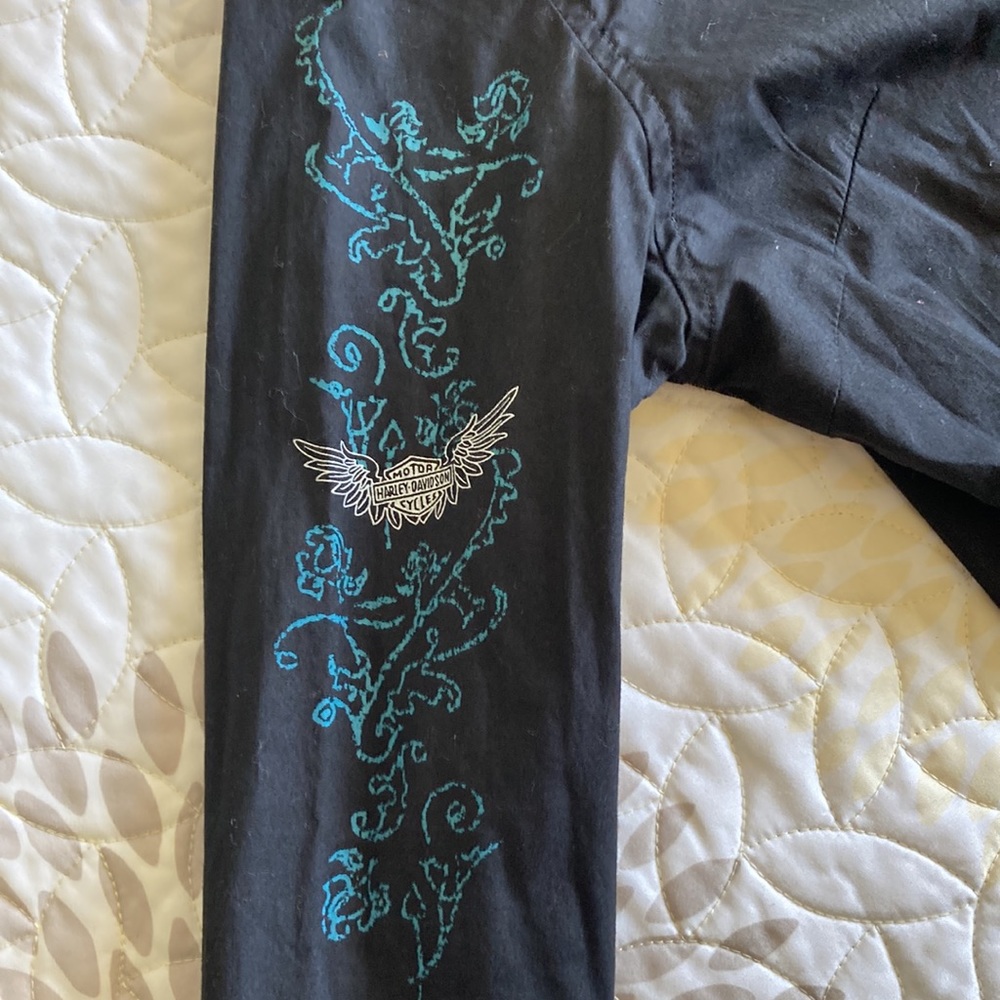 Vintage 🤩 Harley Davidson Original black long sleeve 🔥dress shirt worn once - Picture 8 of 16